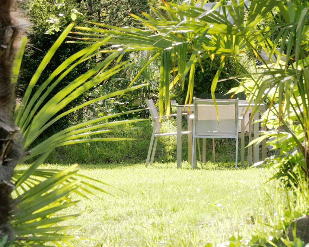 Ruhige Ecken im Klostergarten können auch sonnig sein.